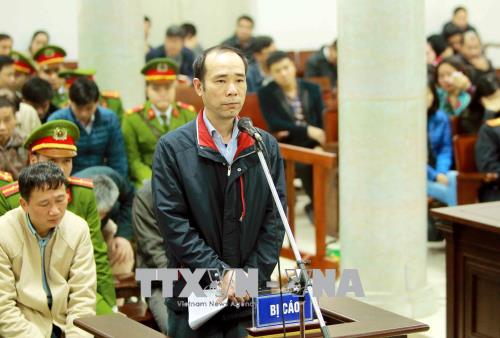 Hình ảnh Trịnh Xuân Thanh và đồng phạm nói lời nói sau cùng